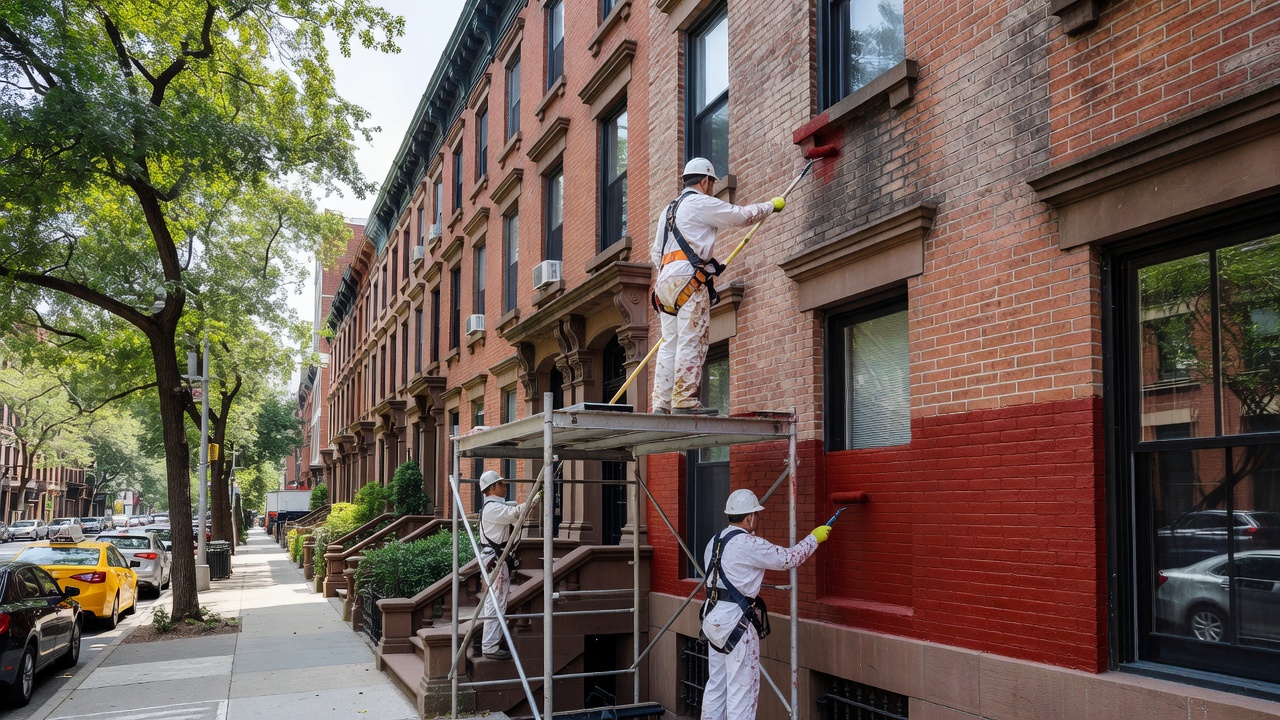 Stucco And Brick Painting in Manhattan, NY
